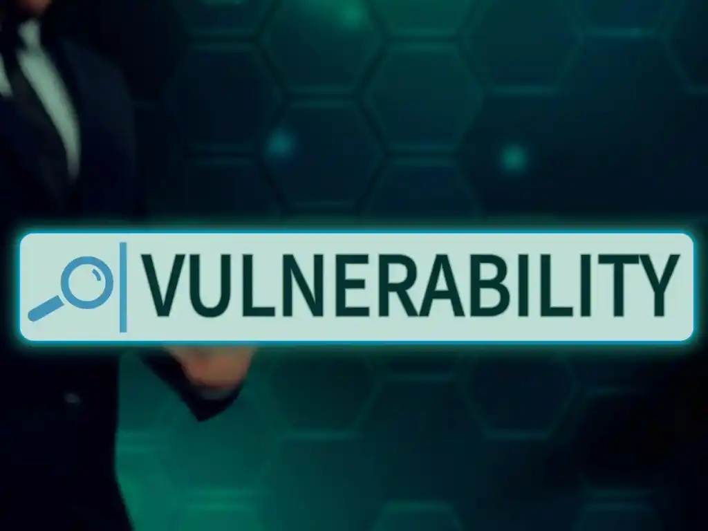 Text sign showing Vulnerability. Business idea State of being exposed to the possibility of being attacked
